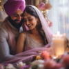 Coordinated Bride and Groom