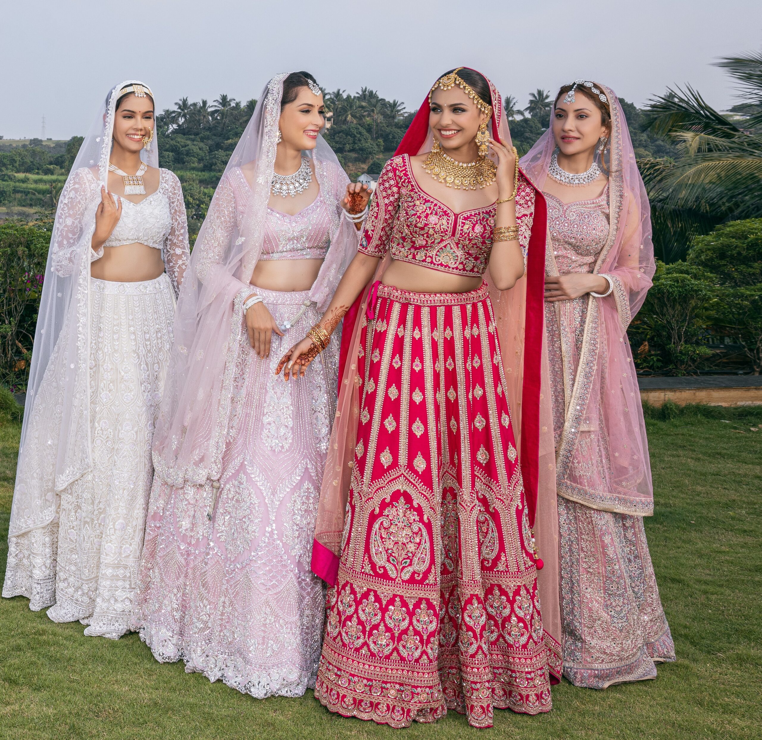 Red Raw Silk Lehenga Set | Raw silk lehenga, Silk lehenga, Indian  bridesmaids